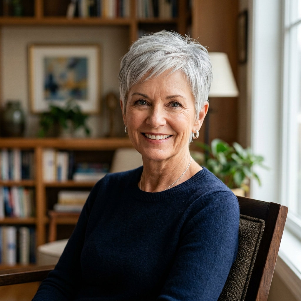18. Silver Pixie for Women Over 50