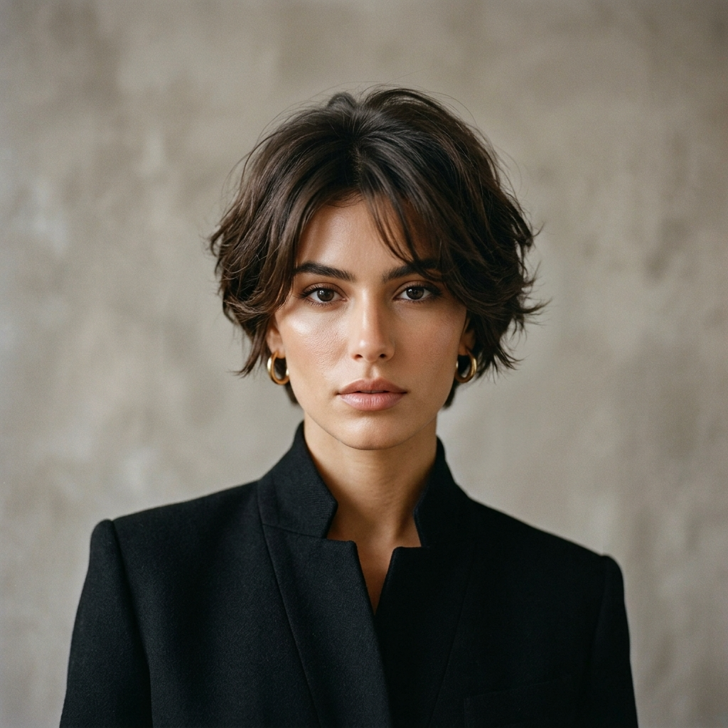 20. The Face-Framing Short Layer Cut