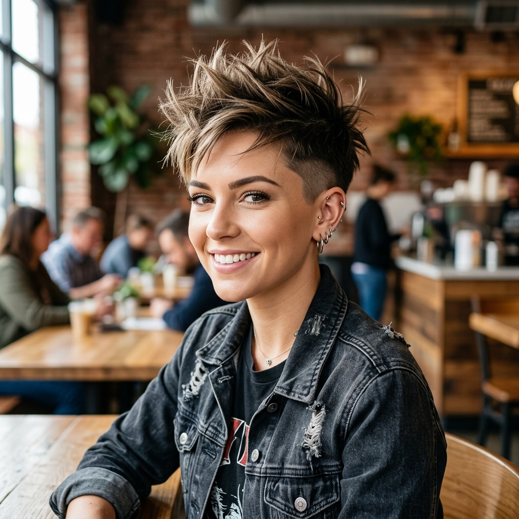 3. Spiky Pixie with an Undercut