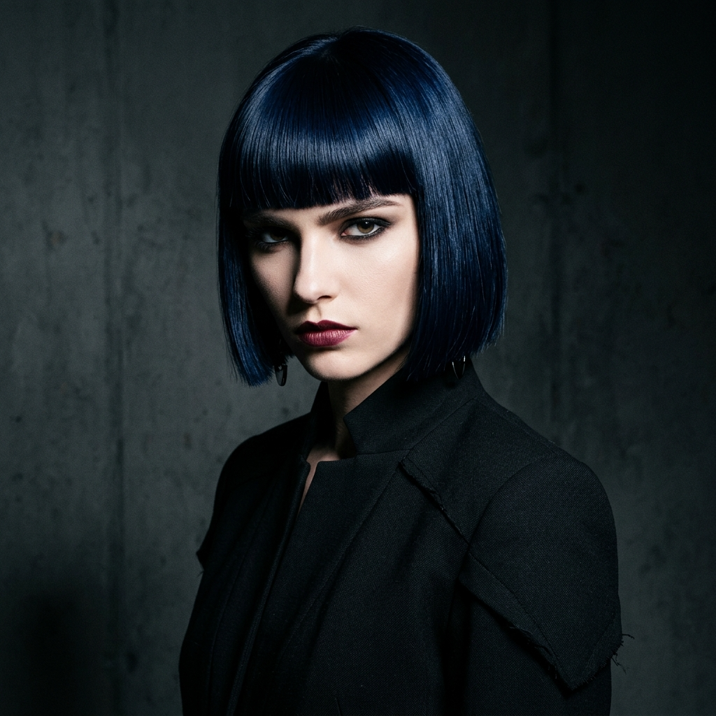 4. The Blunt Bangs Bob