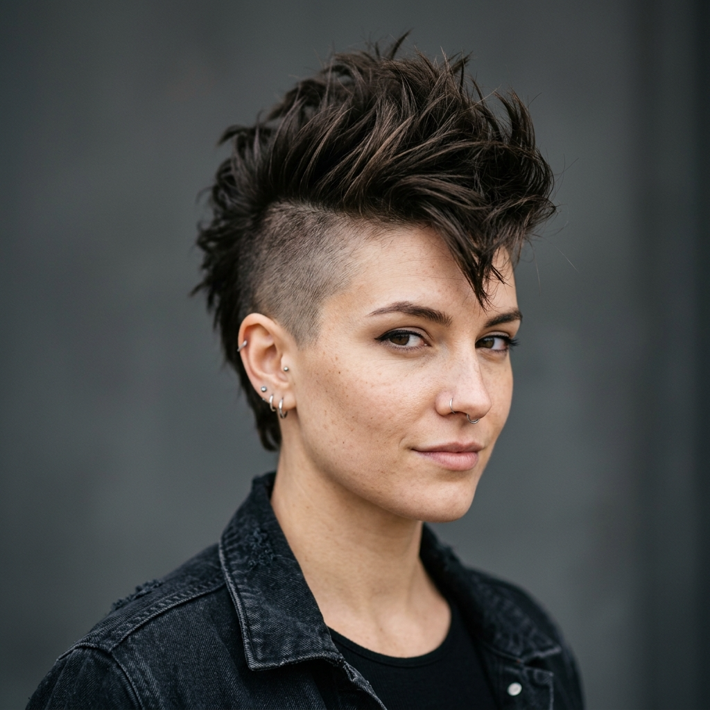 5. Faux Hawk Undercut