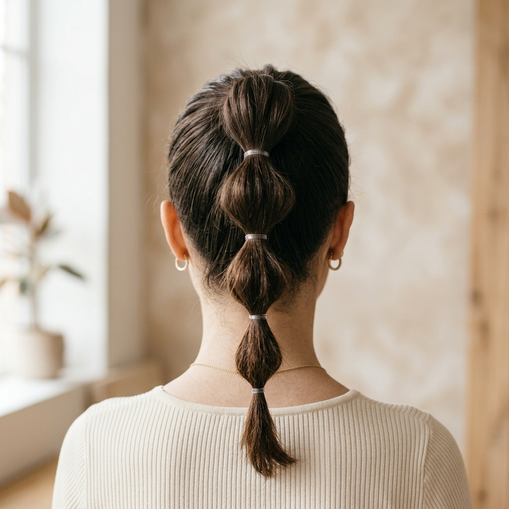 5. The Bubble Ponytail