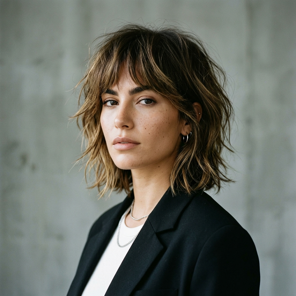 5. The Shaggy Bob