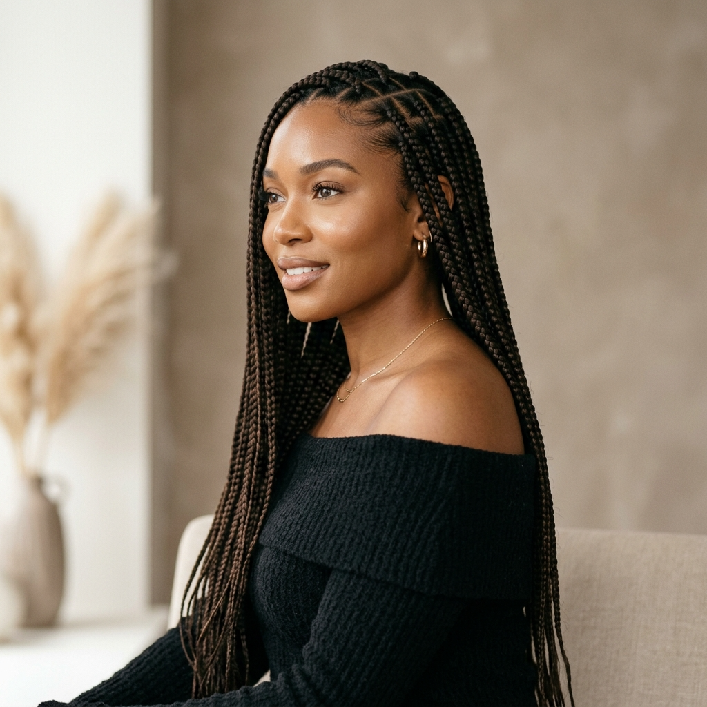 6. Knotless Box Braids