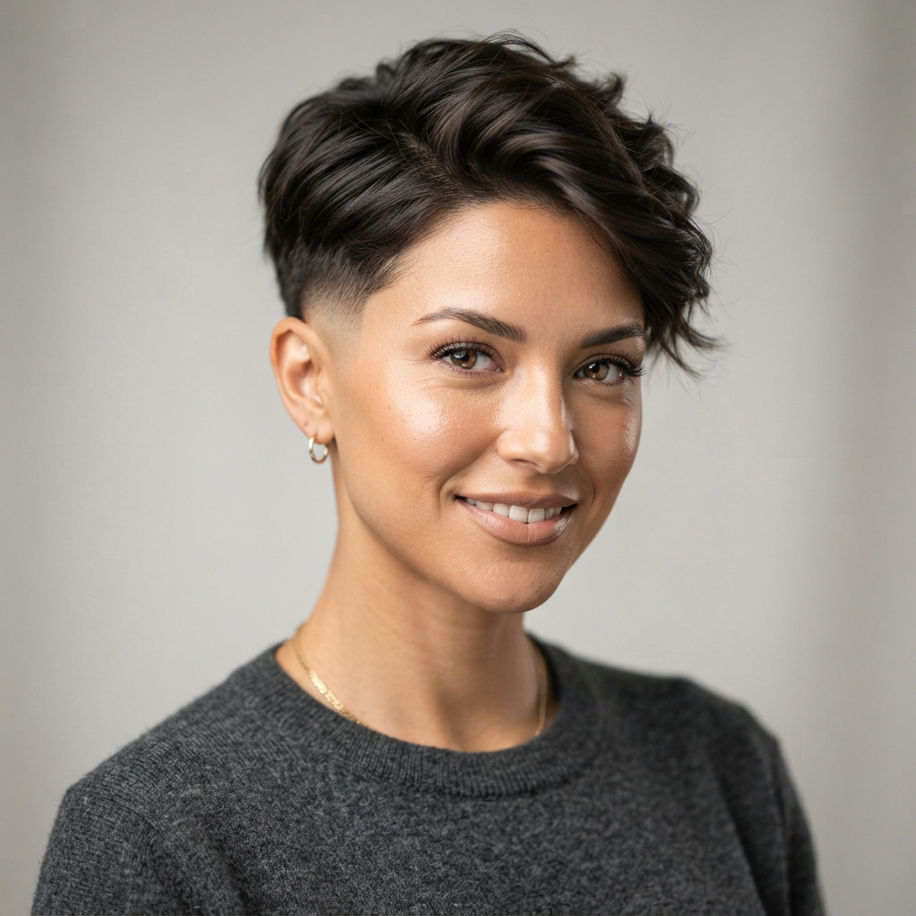 6. The Taper Fade Pixie