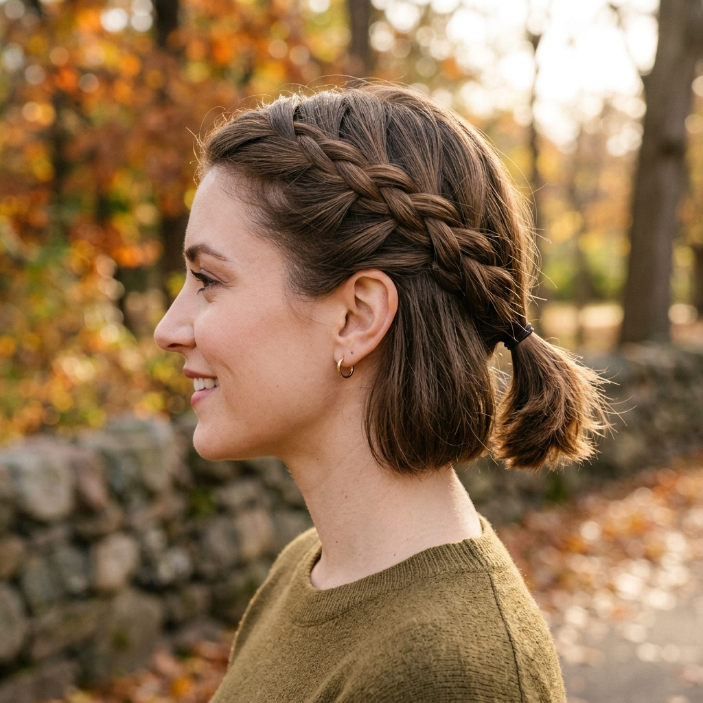 7. The Braided Ponytail