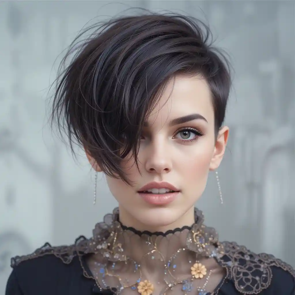 Asymmetrical Pixie Cut