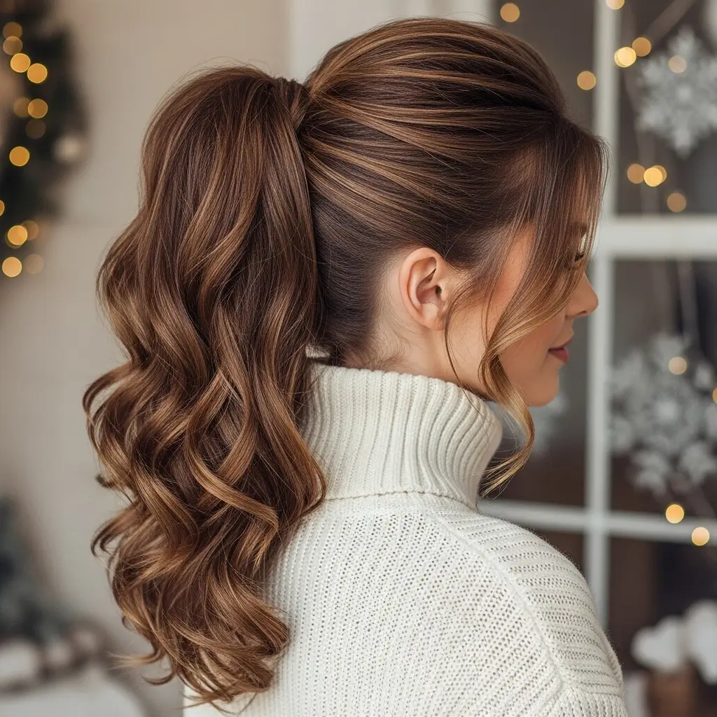 Low Bun with Face Framing Strands