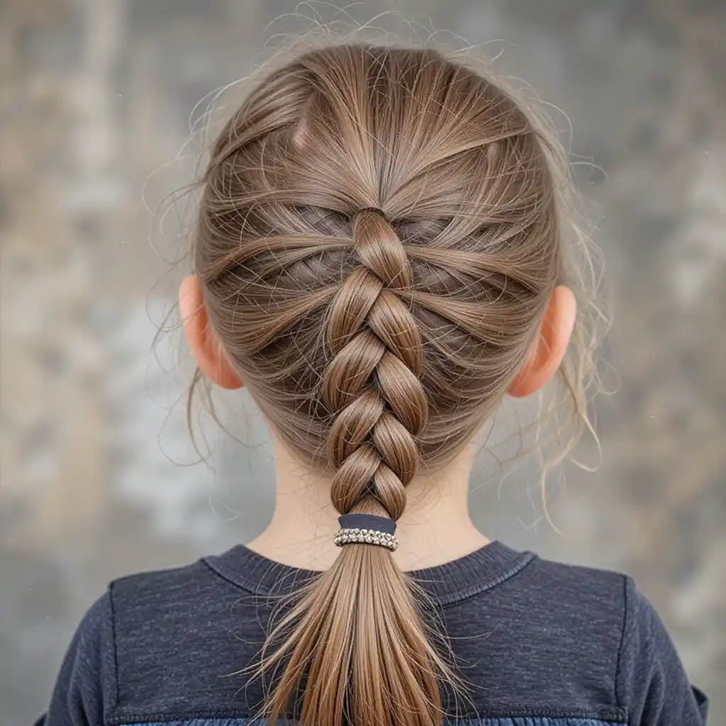 Rope Braid Ponytail