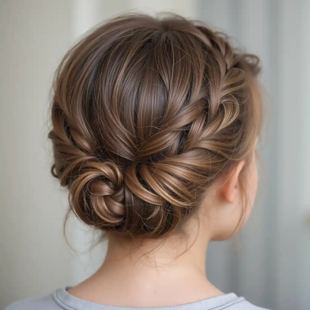 Twisted Crown Braid