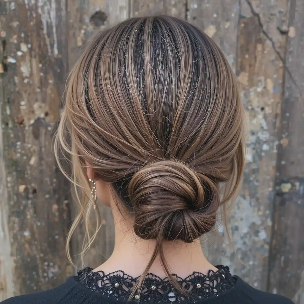 Sleek Low Bun