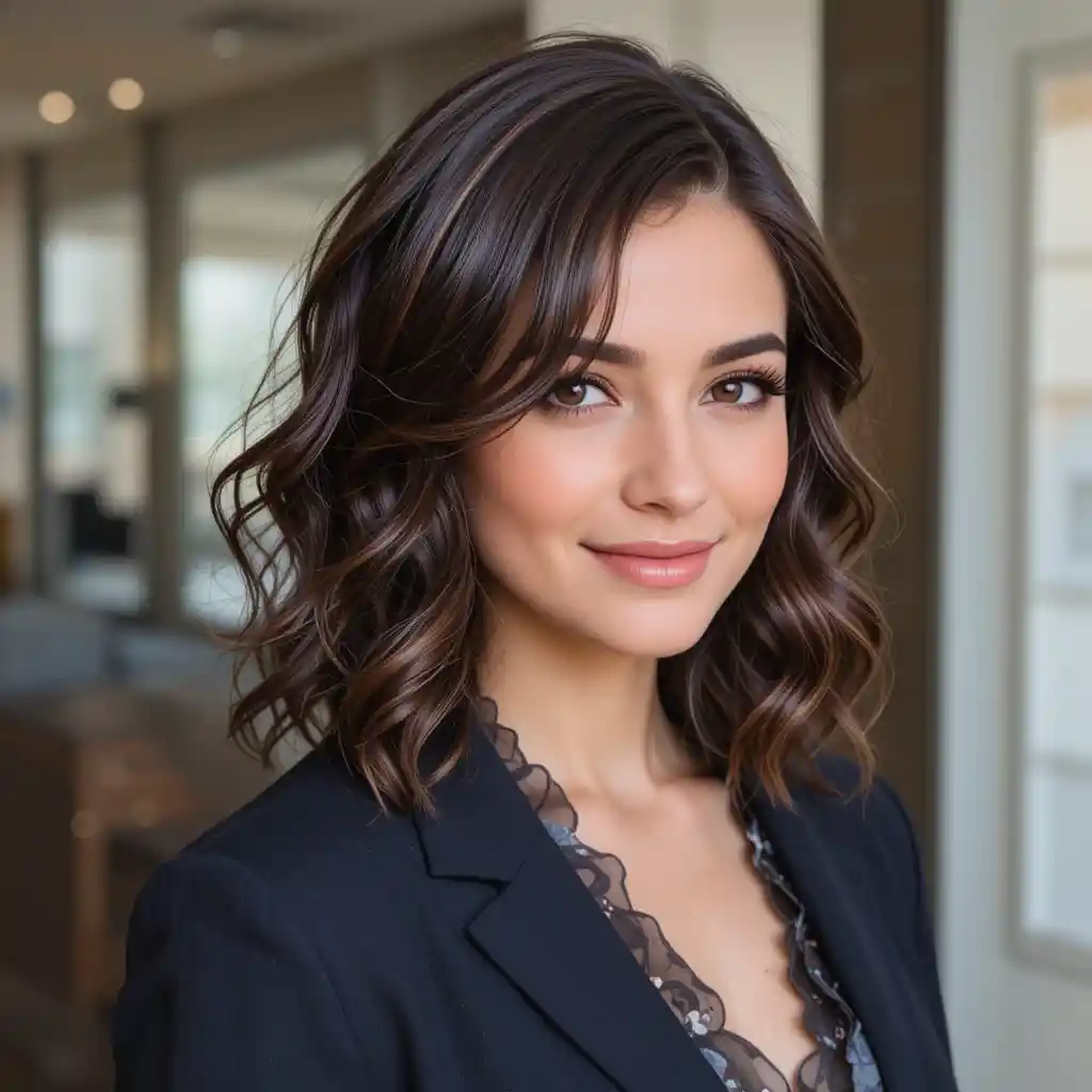 Side Swept Curls