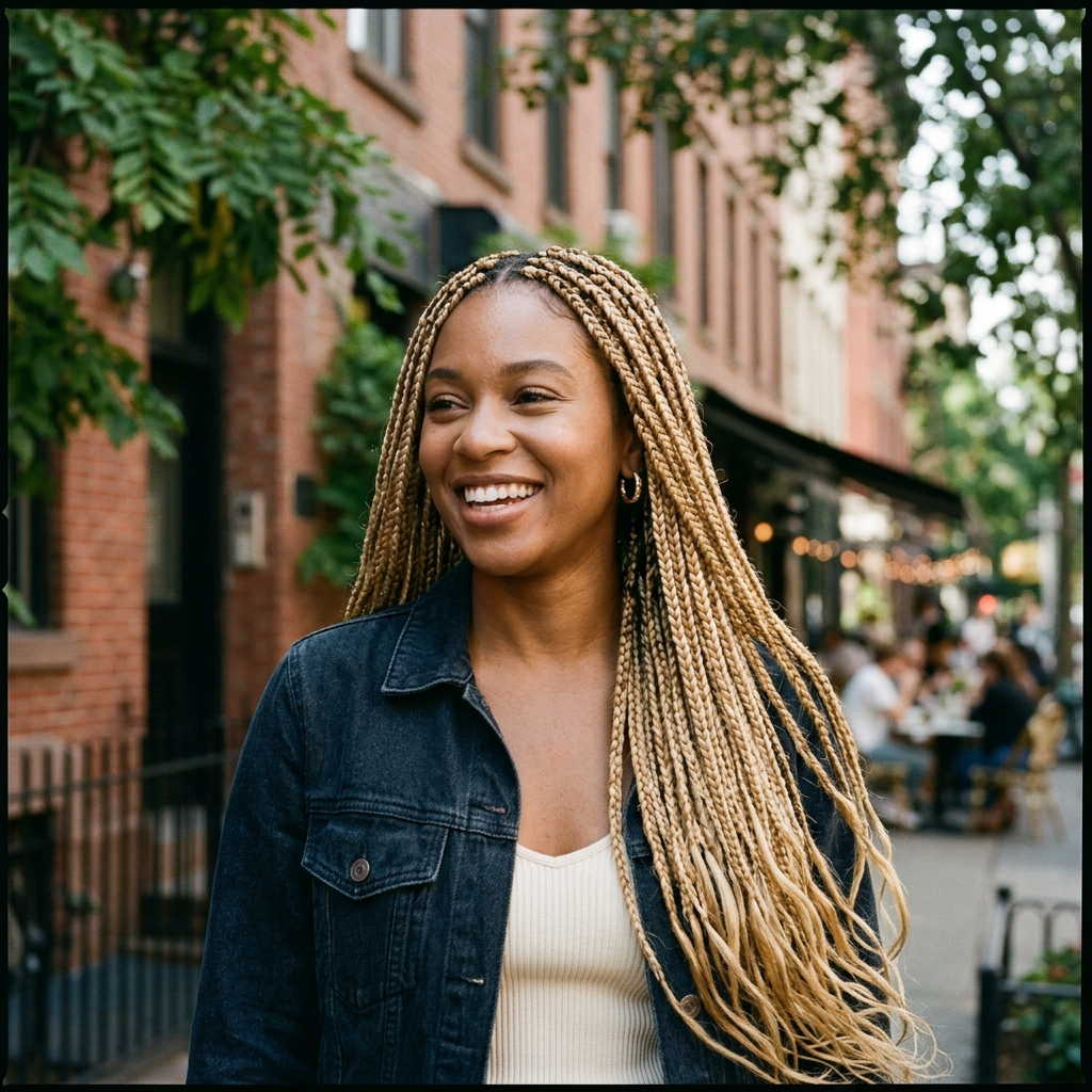 Blonde Box Braids