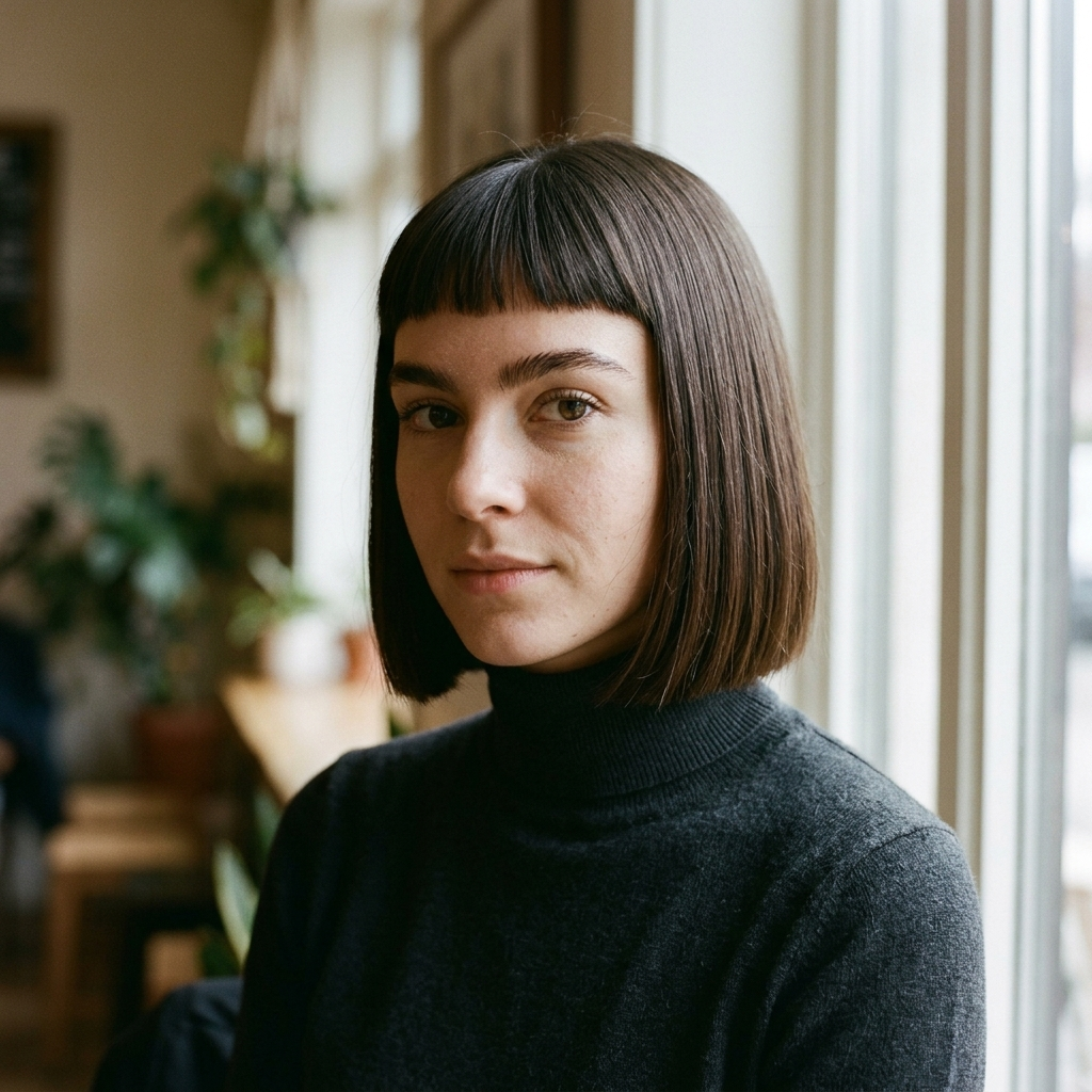 Blunt Bob with Micro Bangs