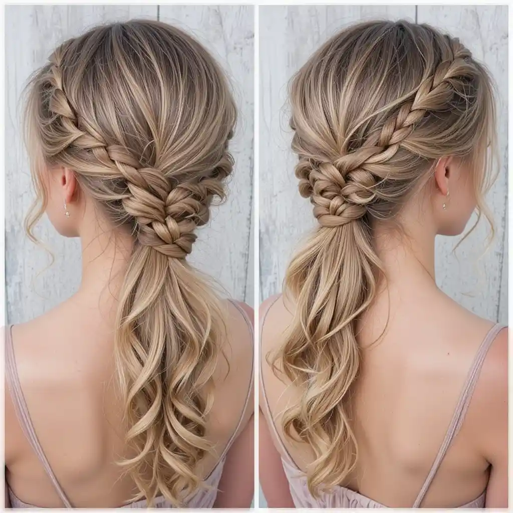 Boho Braided Ponytail