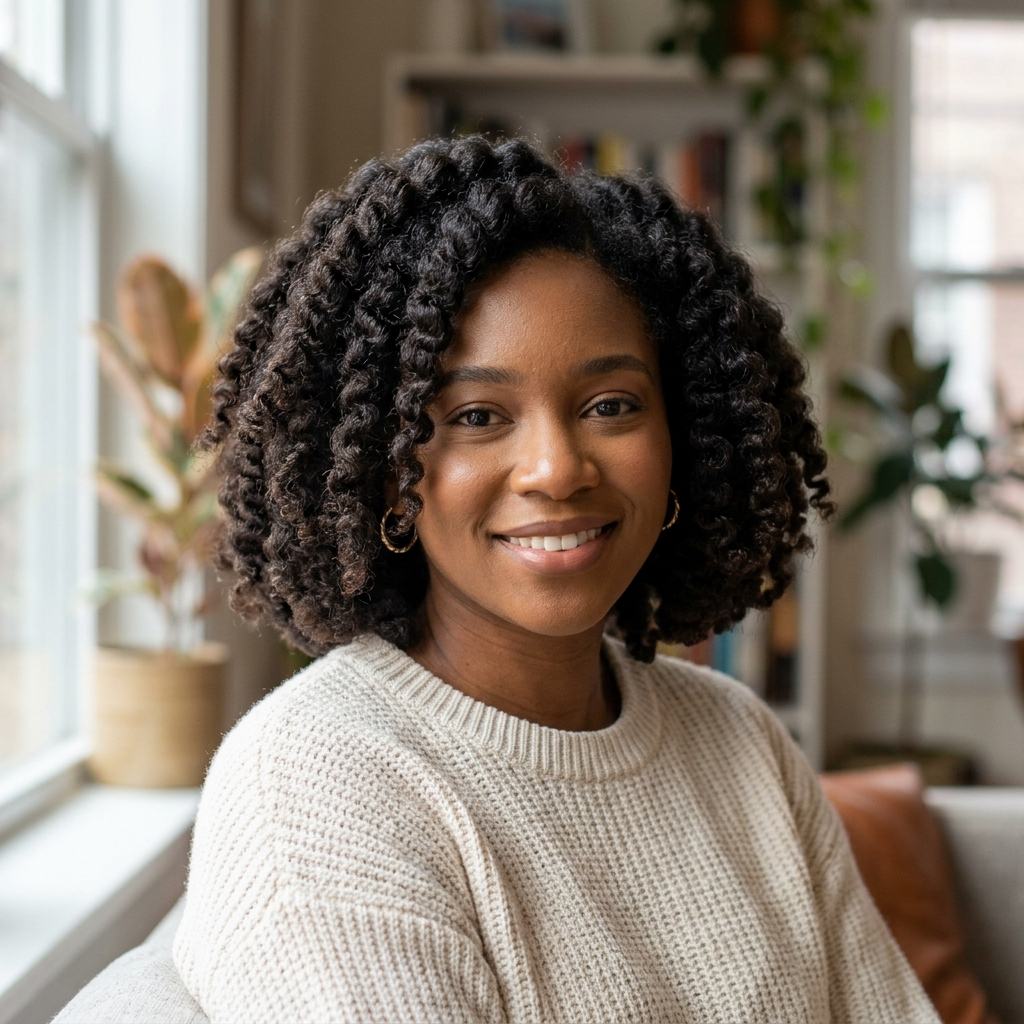 Chin Length Twist Out Bob