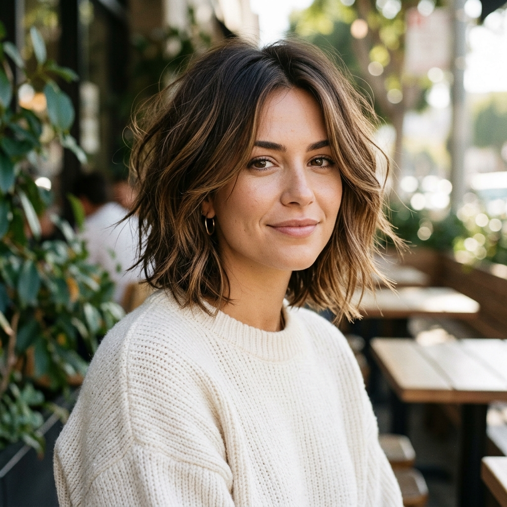 Choppy Textured Bob