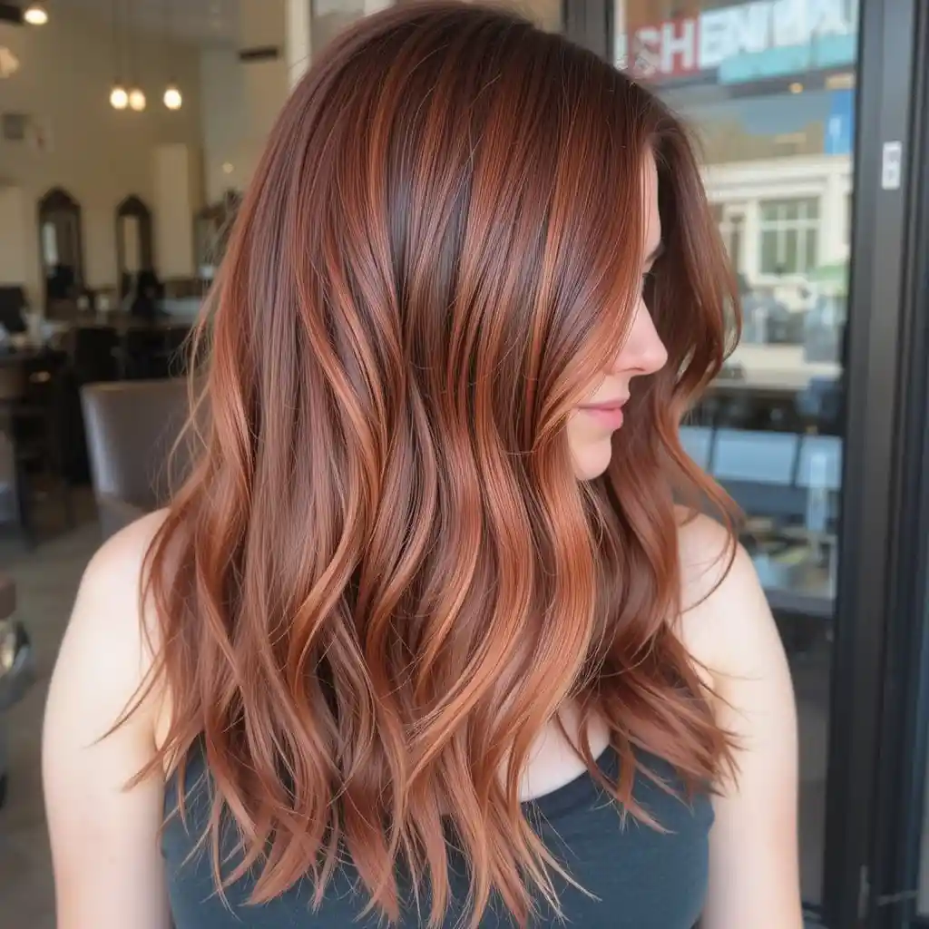 Cinnamon Spice Red Balayage