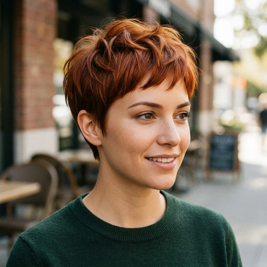 Copper Auburn Pixie