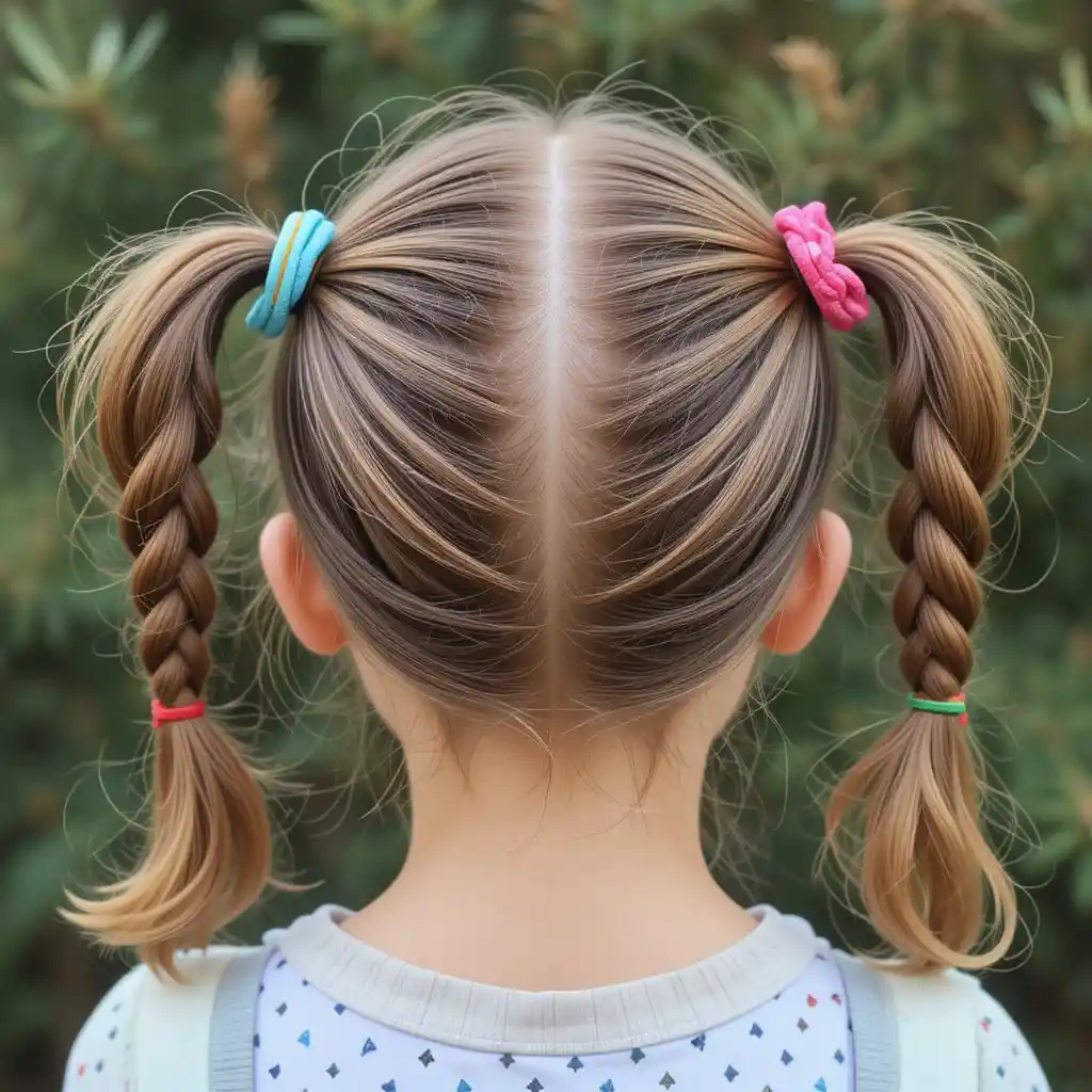 Double Braided Pigtails