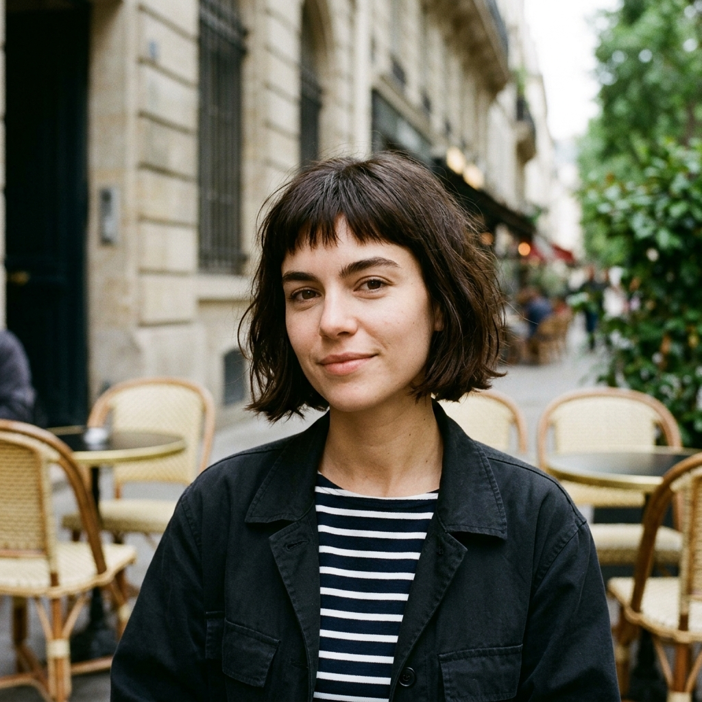 French Bob with Baby Bangs