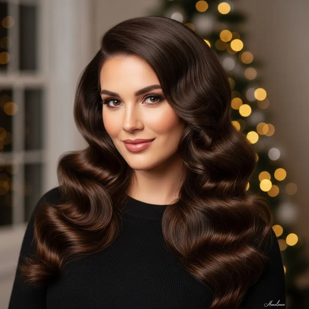 Glossy Retro Curls