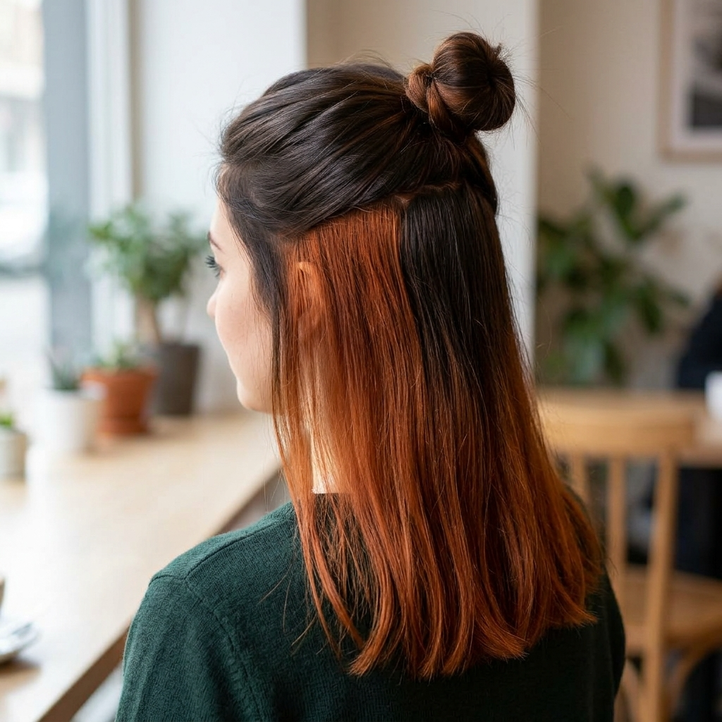 Hidden Copper Underlayer (Peekaboo)
