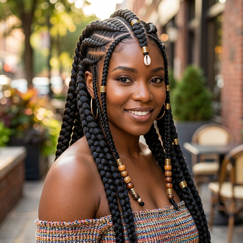 Jumbo Fulani Braids