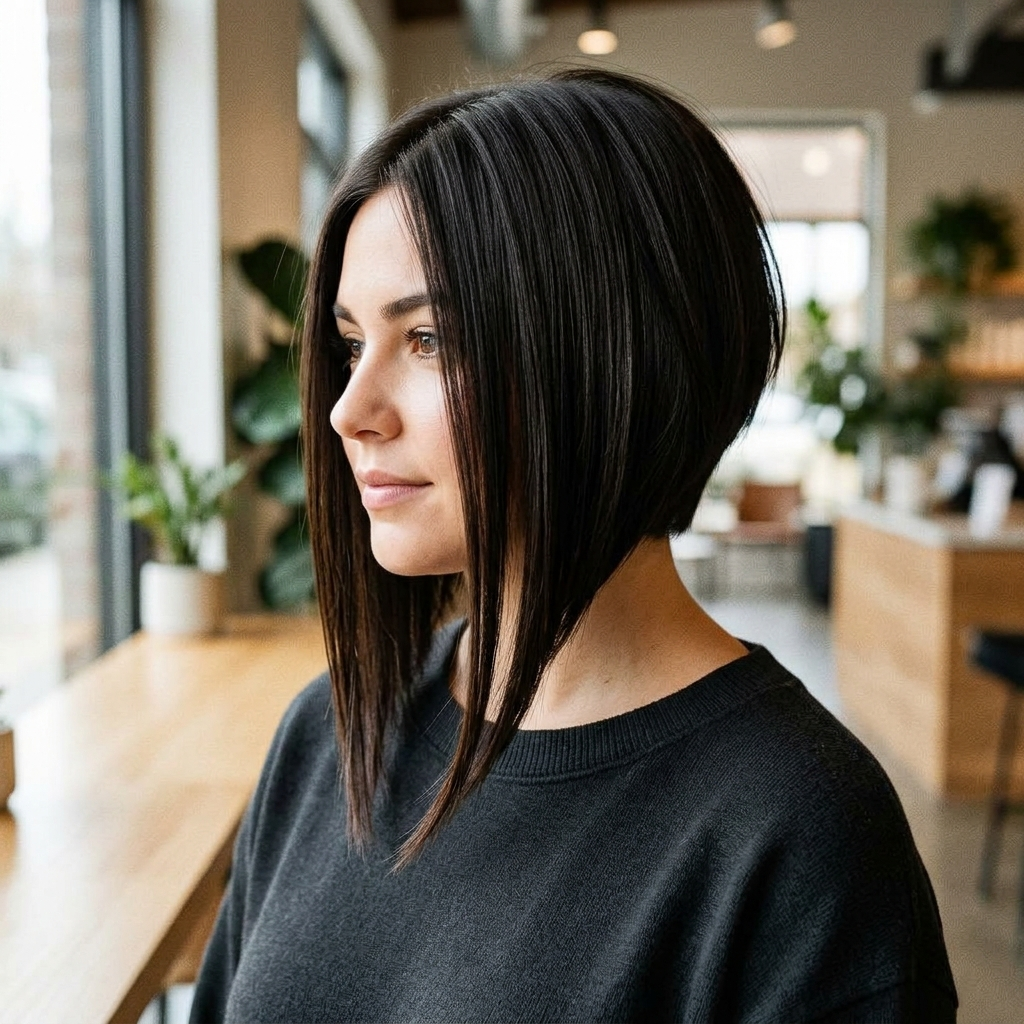 Long Front Inverted Bob
