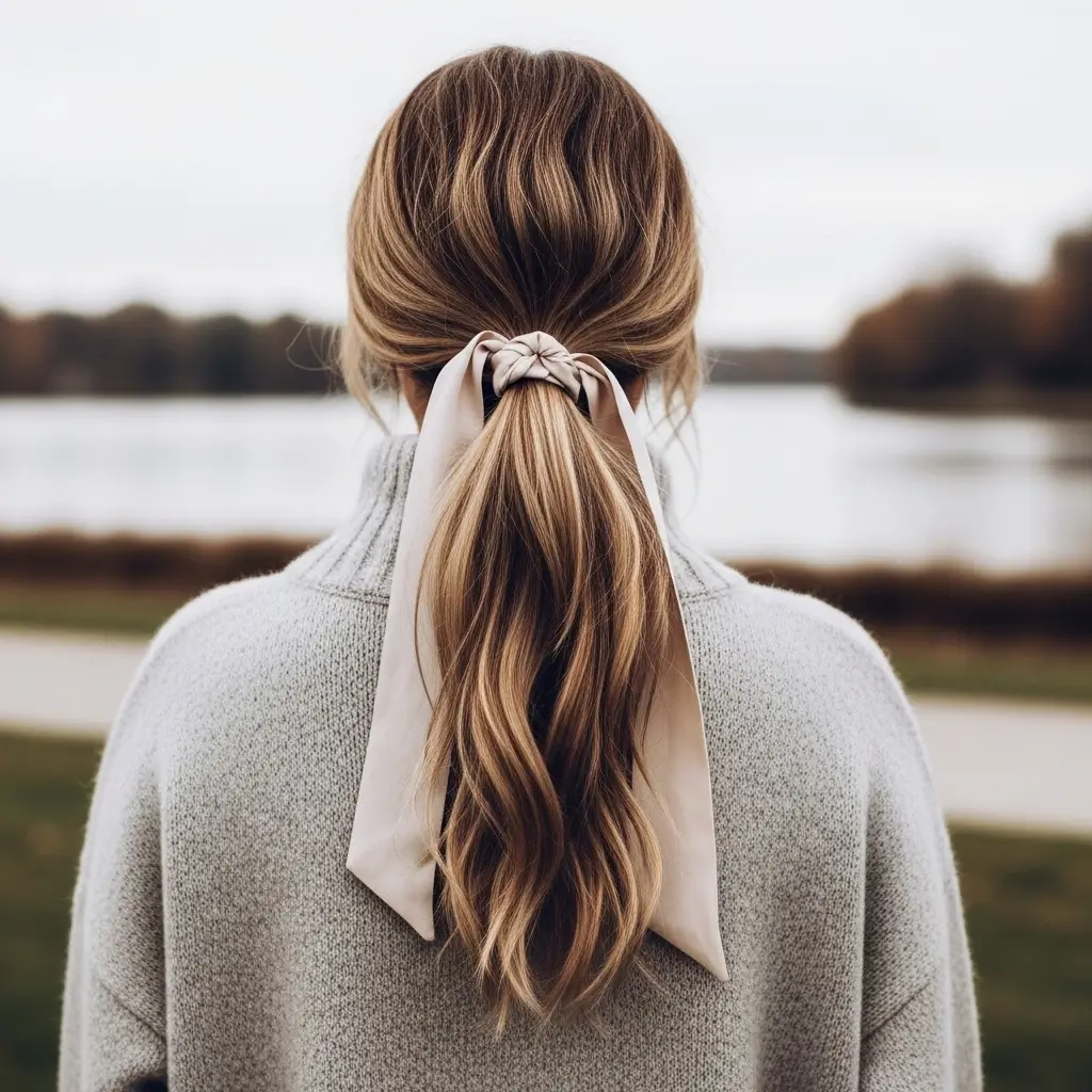 Loose Low Ponytail