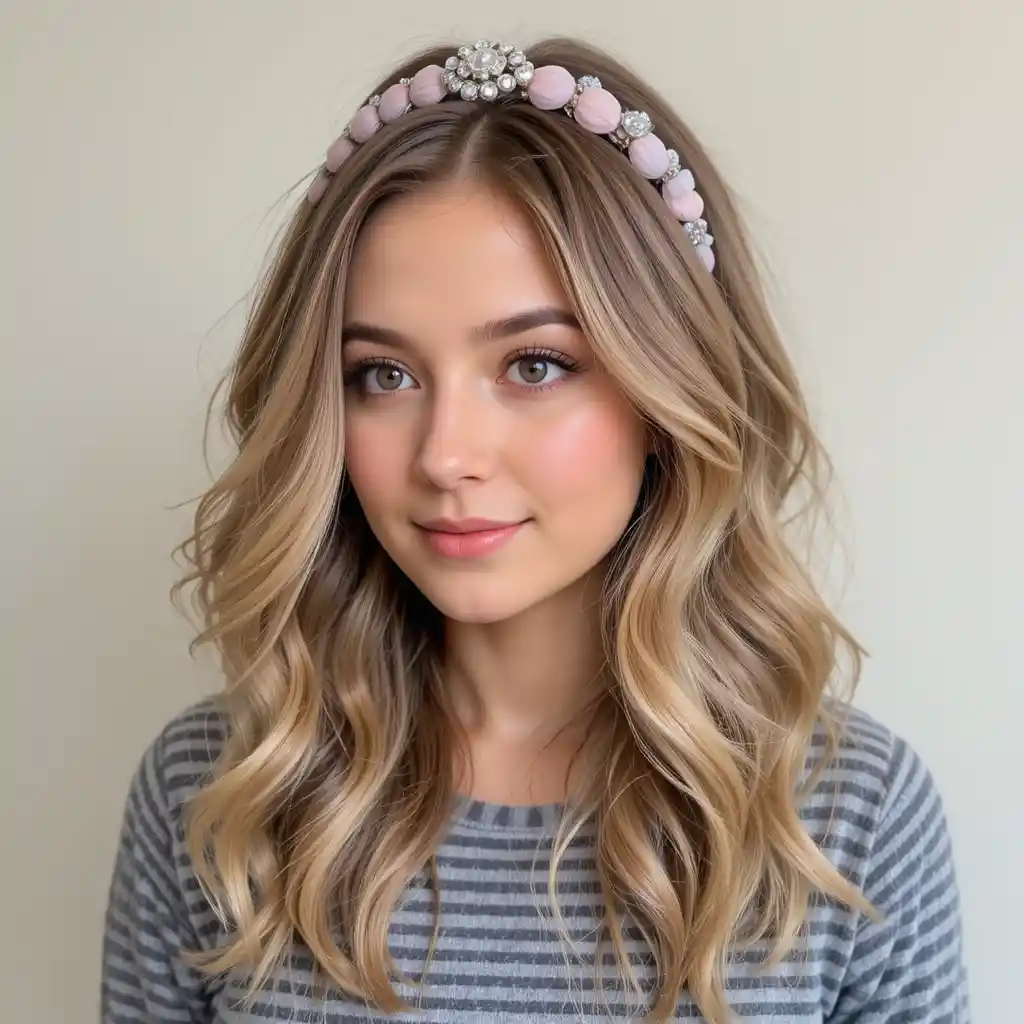 Loose Waves with a Headband