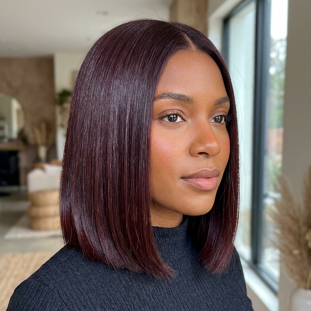 Mahogany Auburn Sleek Bob