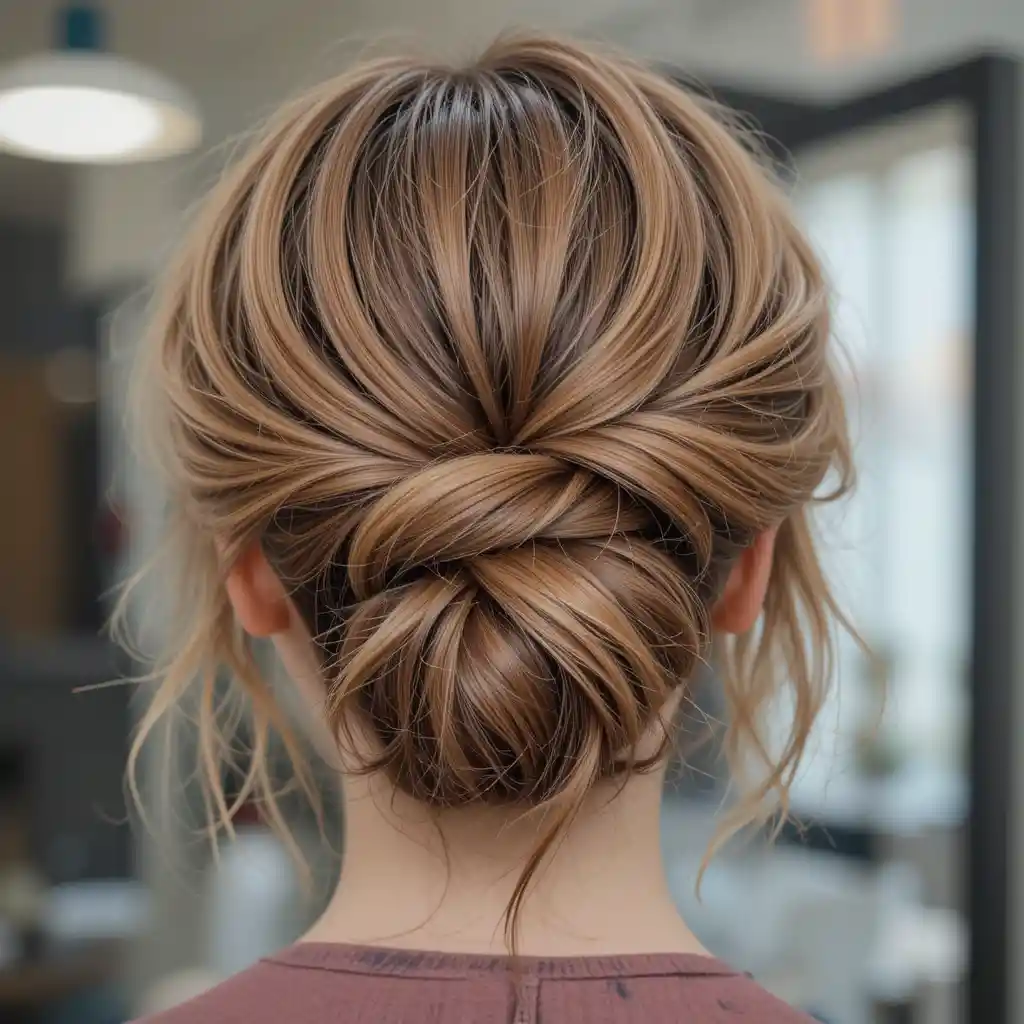Messy French Twist
