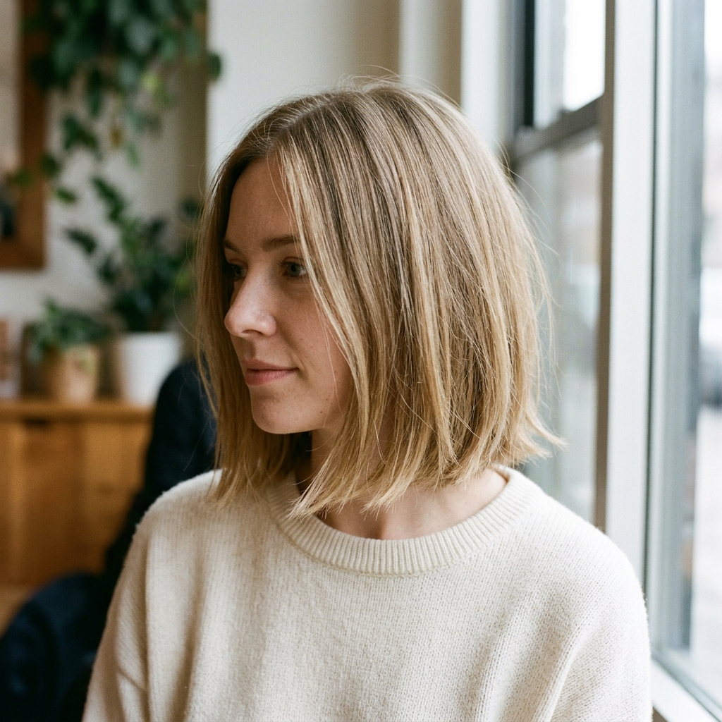 Micro-Layered Bob for Fine Hair
