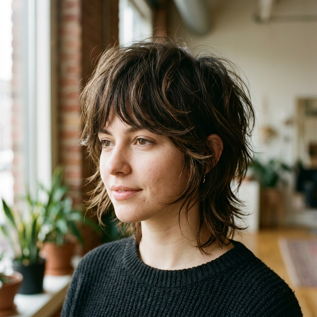 Modern Short Wolf Cut