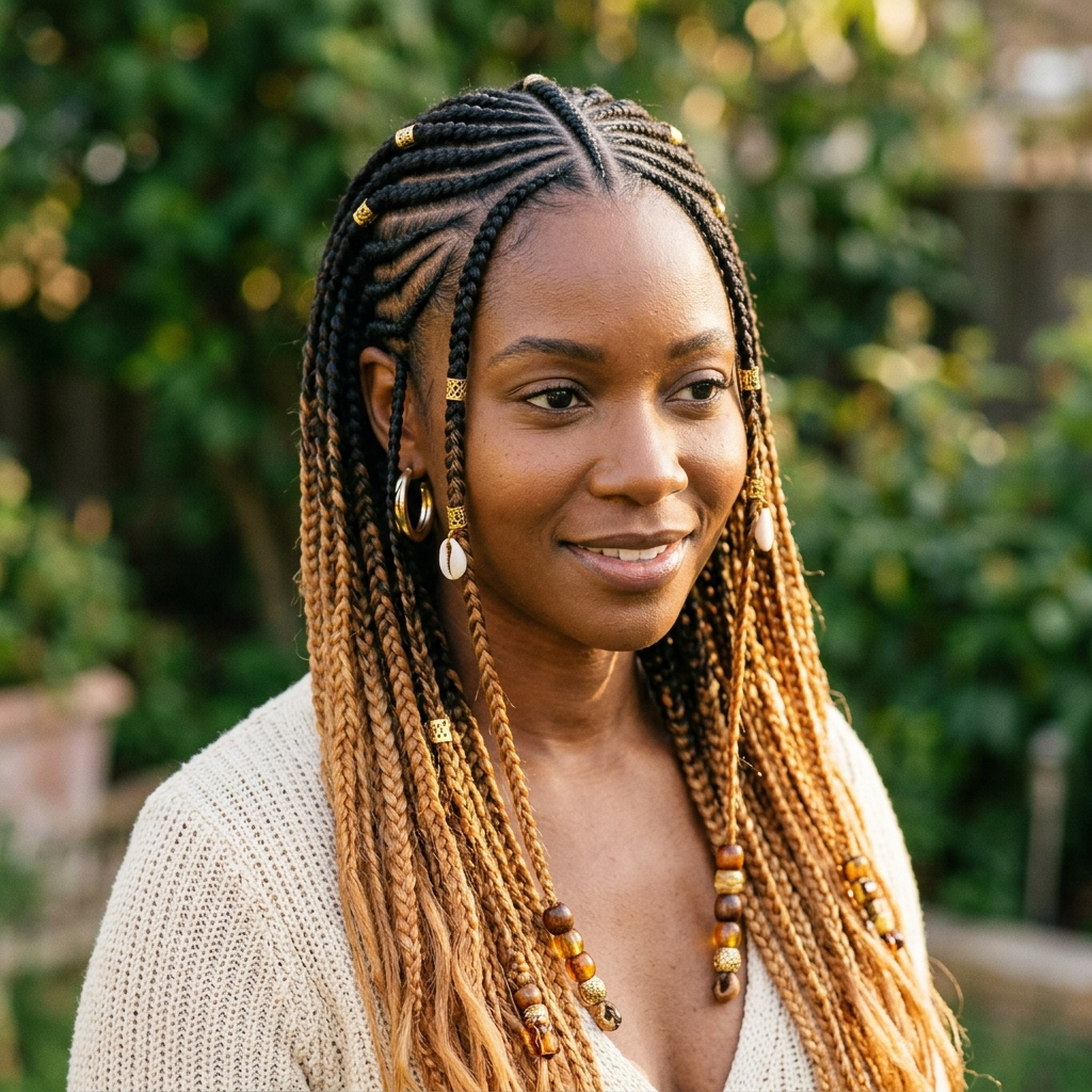Ombré Fulani Braids