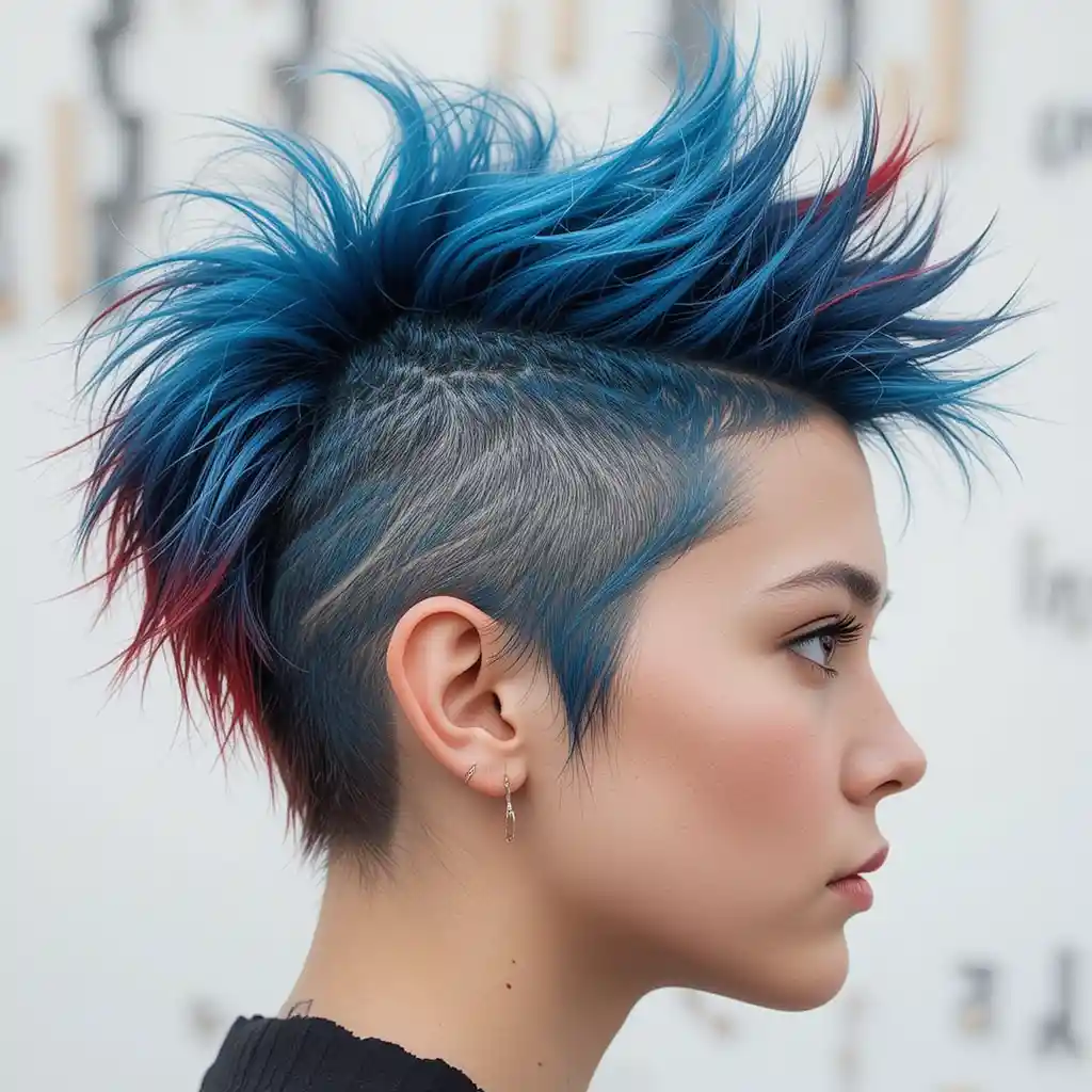 Punk-Inspired Short Hair
