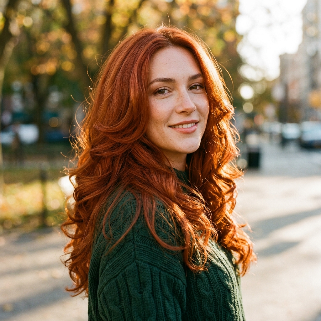 Saturated All-Over Copper Auburn