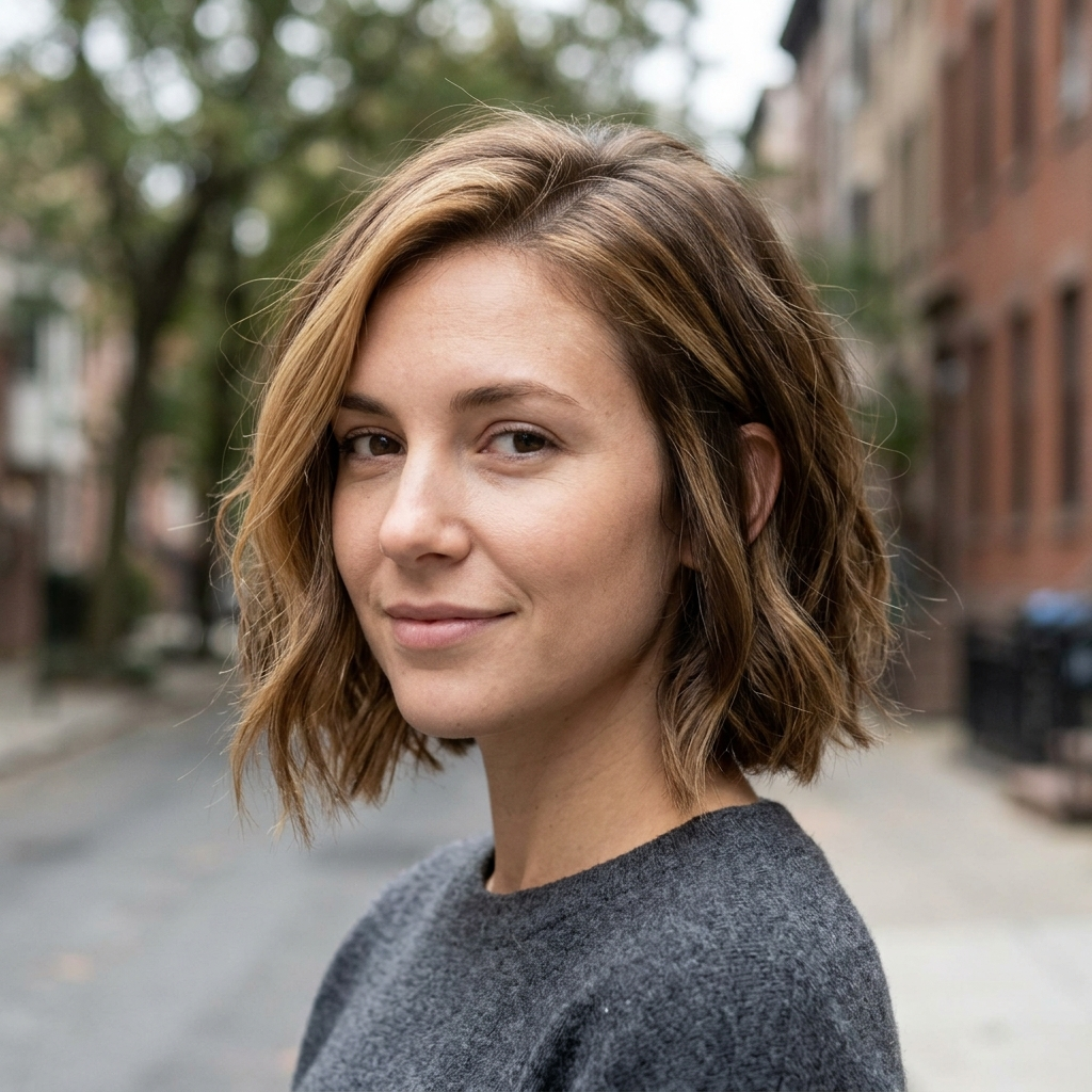 Shadow Contour Bob With Darker Sides