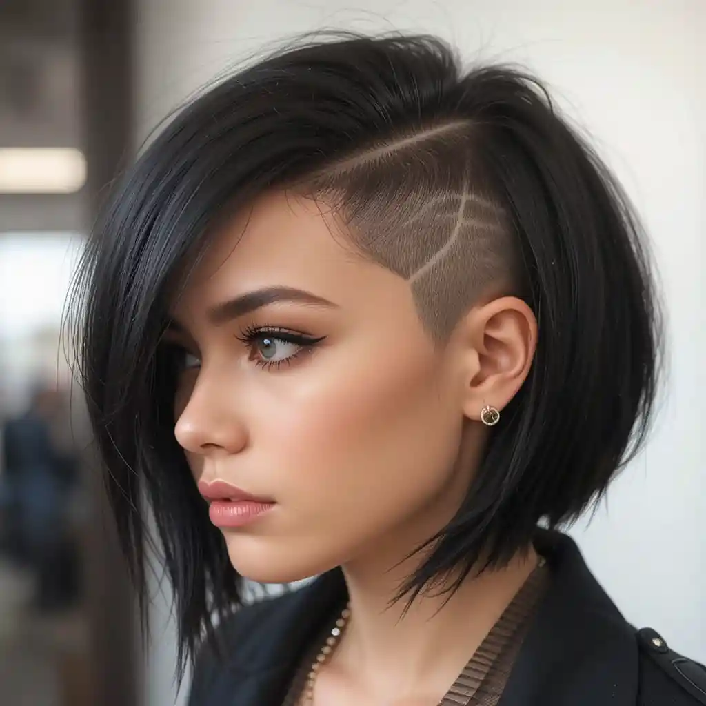 Shaved Side Bob