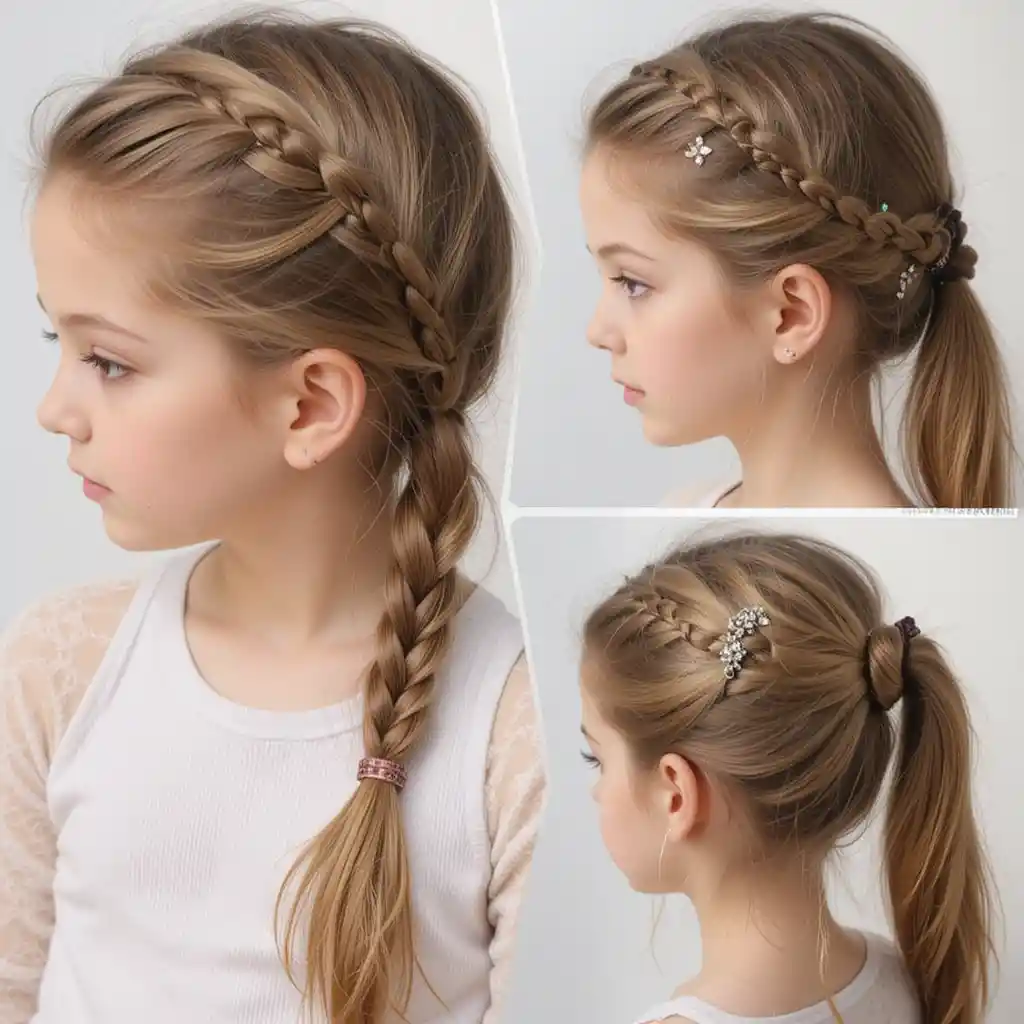 Side Ponytail with a Braid