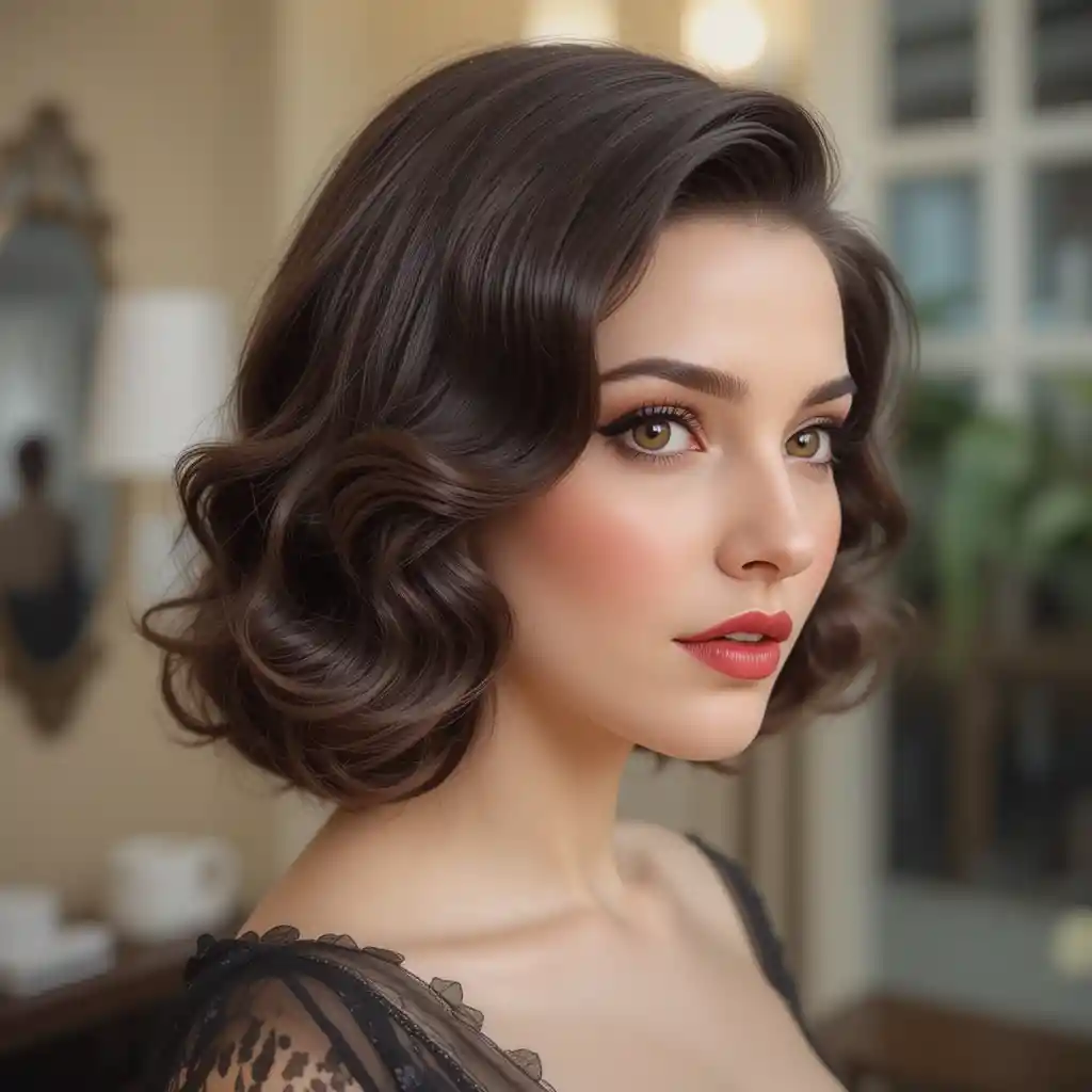 Sleek Finger Waves