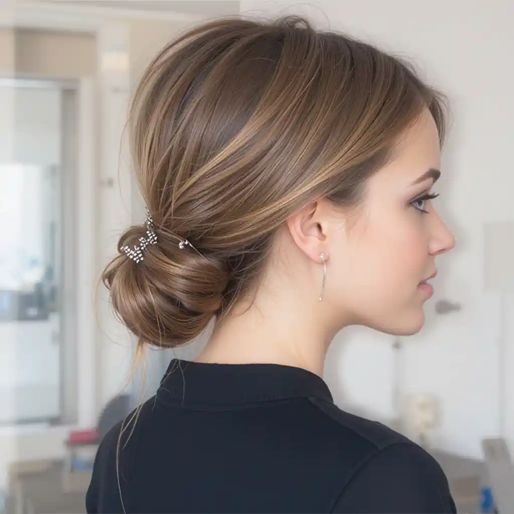 Sleek Low Bun