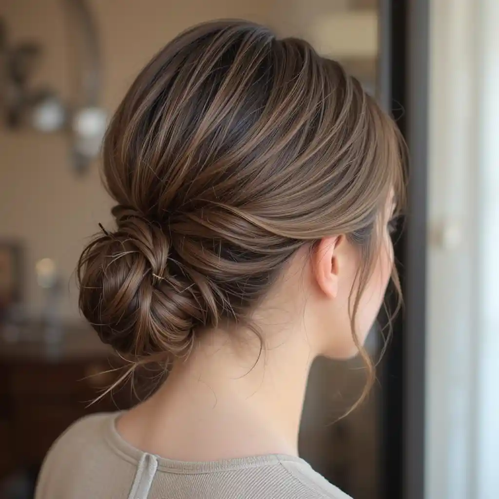 Sleek Low Chignon