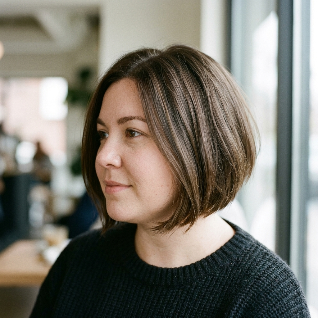 Subtle A Line Chin Bob