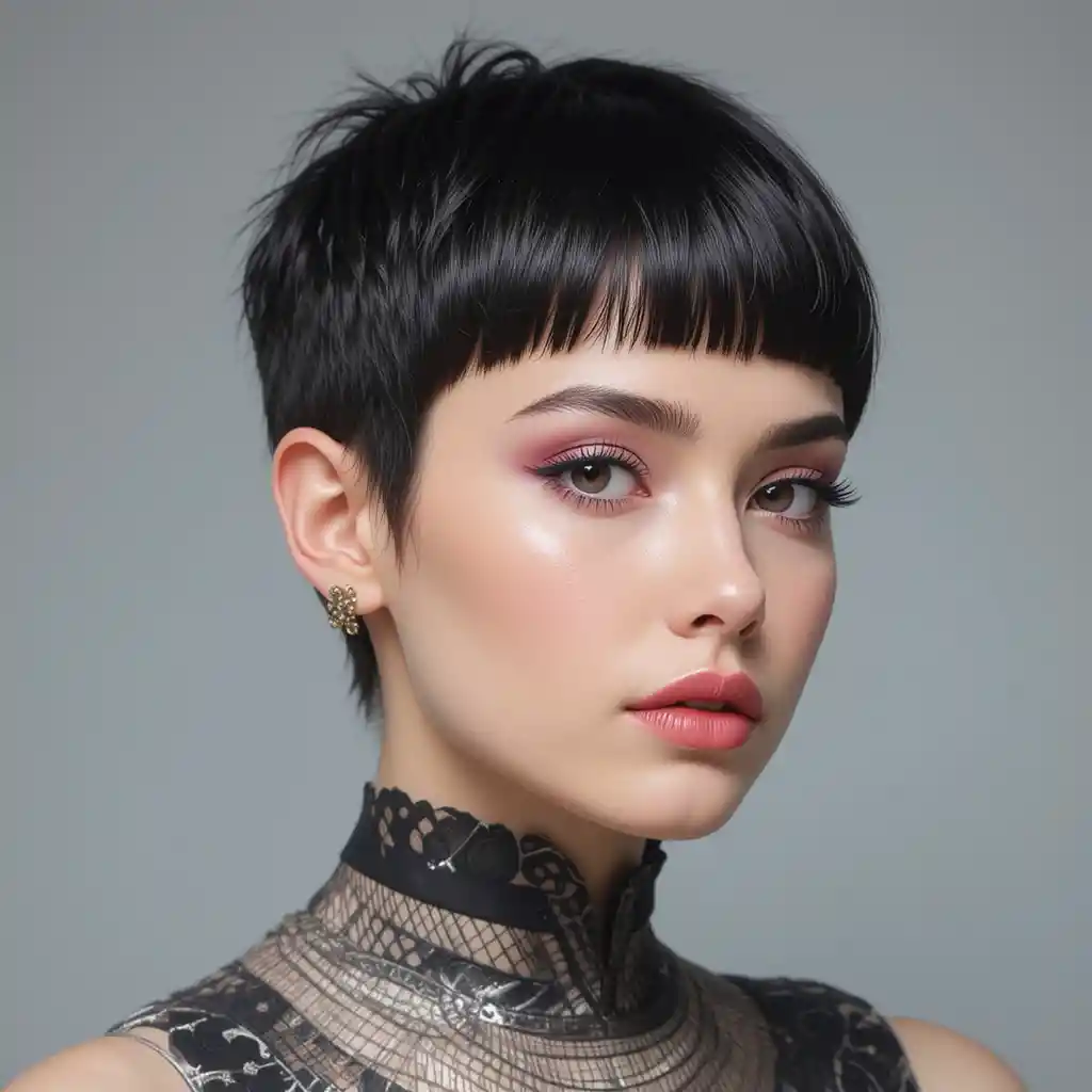 Super Short Fringe Cut