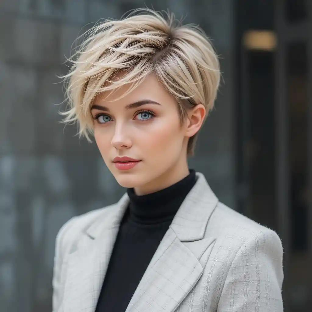 Textured Pixie Cut