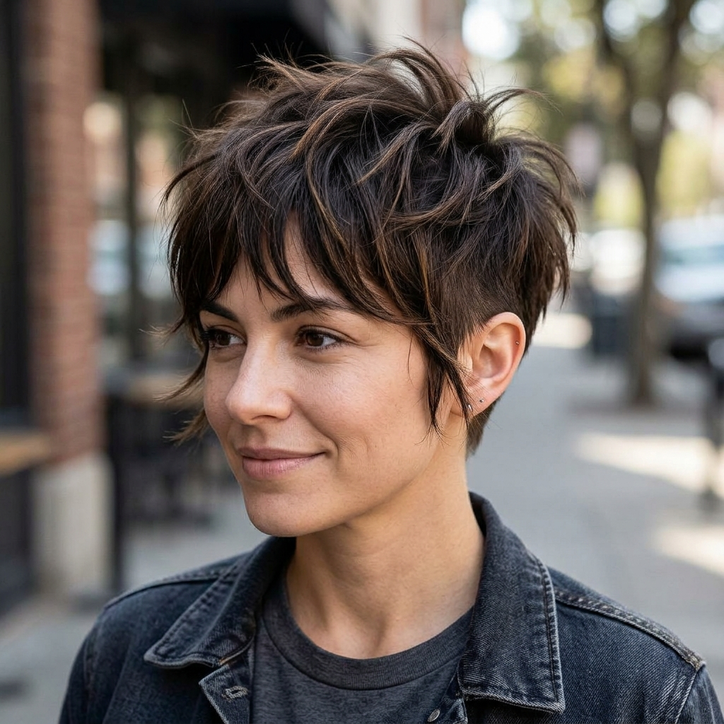 Textured Pixie Shag
