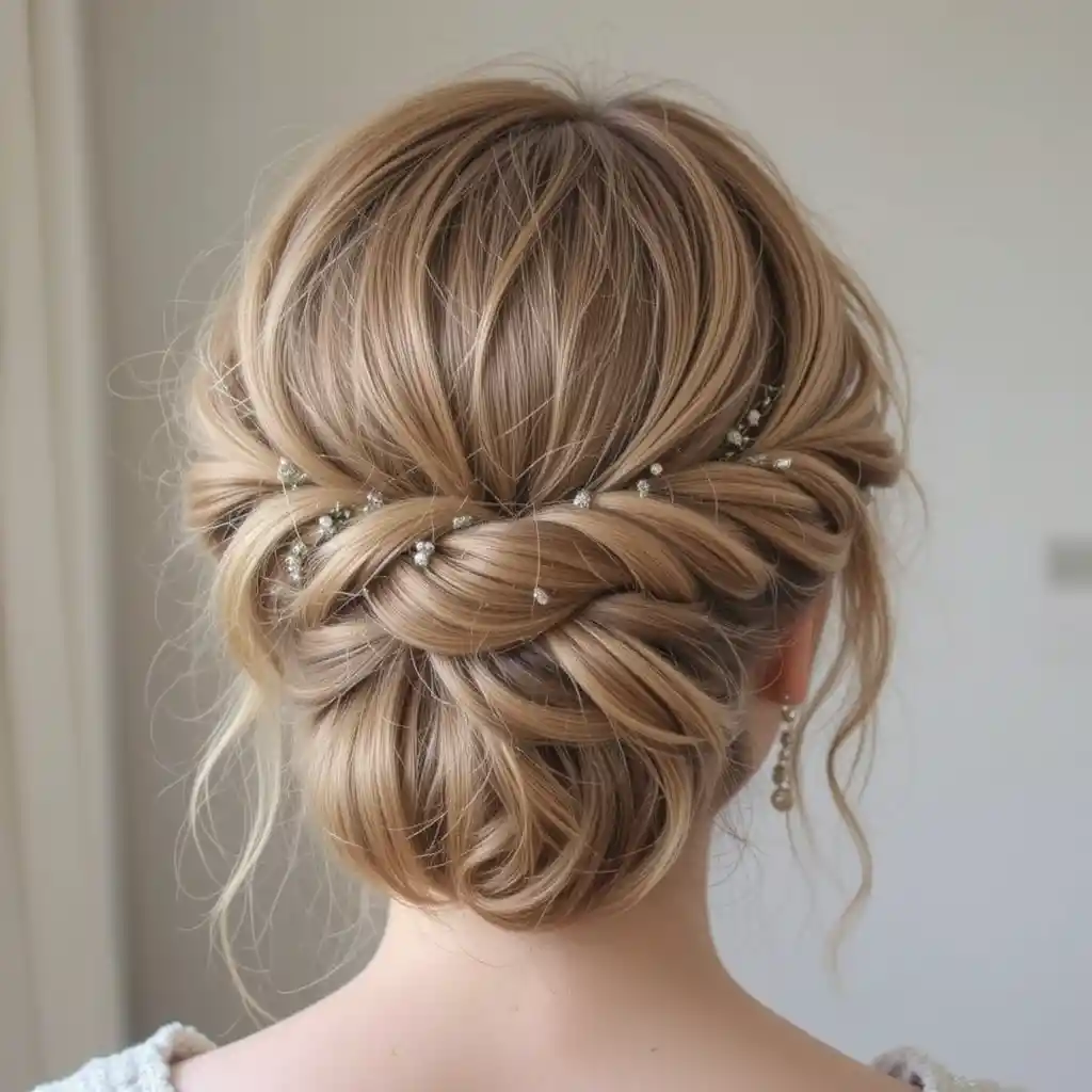 Twisted Halo Updo