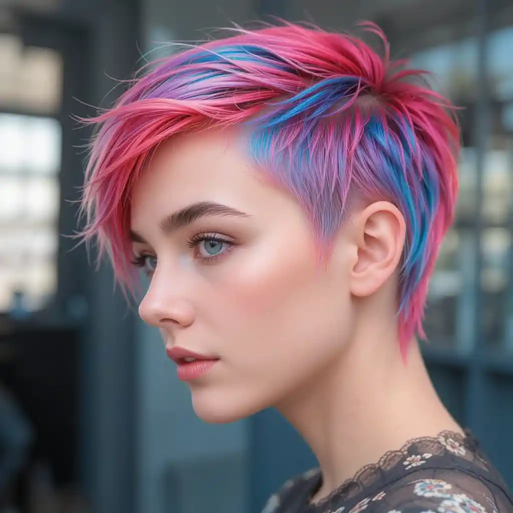 Vibrant-Coloured Pixie